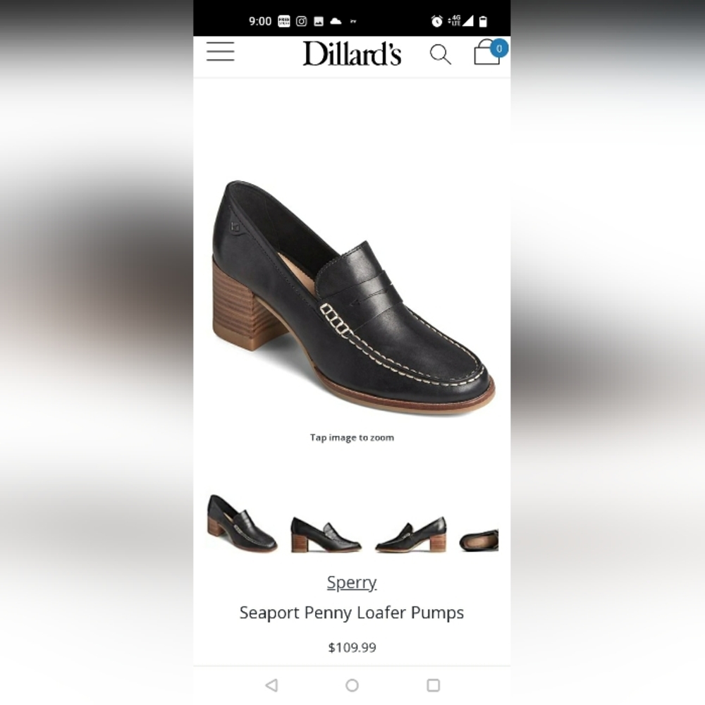 Seaport Penny Loafer Pumps